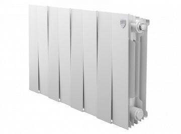 Биметаллический радиатор отопления Royal Thermo PianoForte 300 8 секций Bianco Traffico