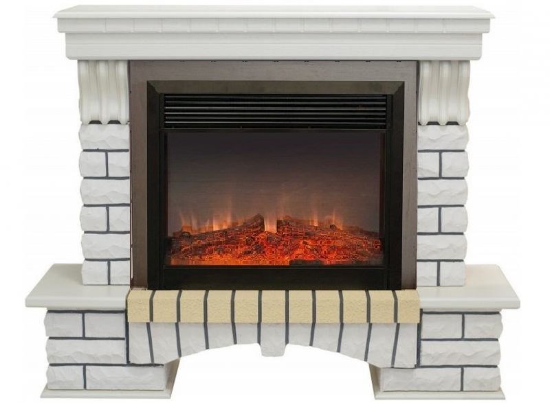 Каминокомплект RealFlame Country 26 WT с очагом Moonblaze Deluxe