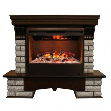 Каминокомплект RealFlame Country Rock 26 AO с очагом 3D Helios 26
