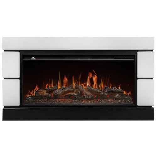 Каминокомплект Royal Thermo Aurora RTFP/P-AR40LS + портал Firelight Moderno 42/40/36 белый — фото 1