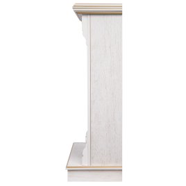 Каминокомплект Firelight Barocco Classic с очагом Electrolux EFP/P-1020LS белый дуб с золотой патиной
