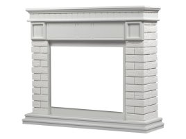 Портал Firelight Bricks 30 камень белый/белая эмаль