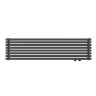 Стальной трубчатый радиатор КЗТО Quadrum 30 Н 1 750-8 R черный матовый муар