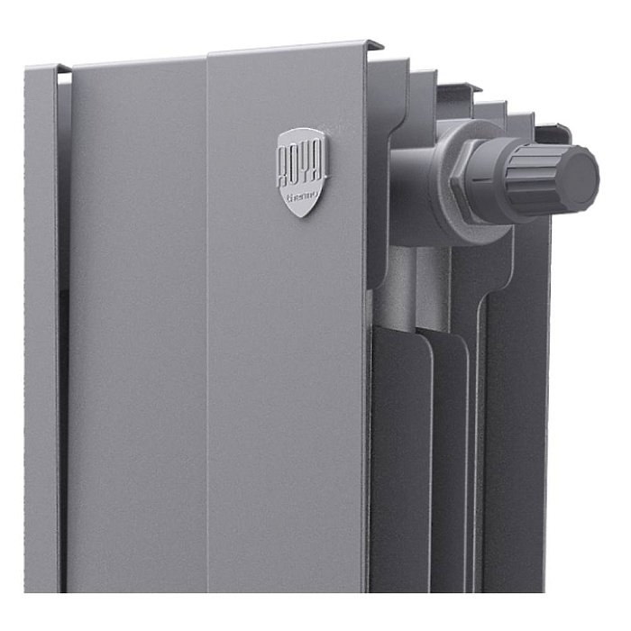 Биметаллический радиатор отопления Royal Thermo PianoForte 500 VDR80 4 секции Silver Satin — фото 3
