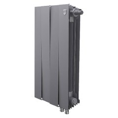 Биметаллический радиатор отопления Royal Thermo PianoForte 500 VDR80 4 секции Silver Satin
