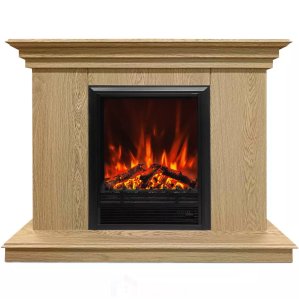 Каминокомплект Хорошие Камины Марс с очагом RealFlame Eugene сосна