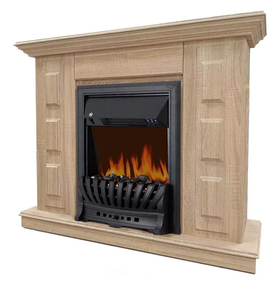 Каминокомплект Хорошие Камины Юпитер с очагом Royal Flame Aspen Black сосна — фото 2