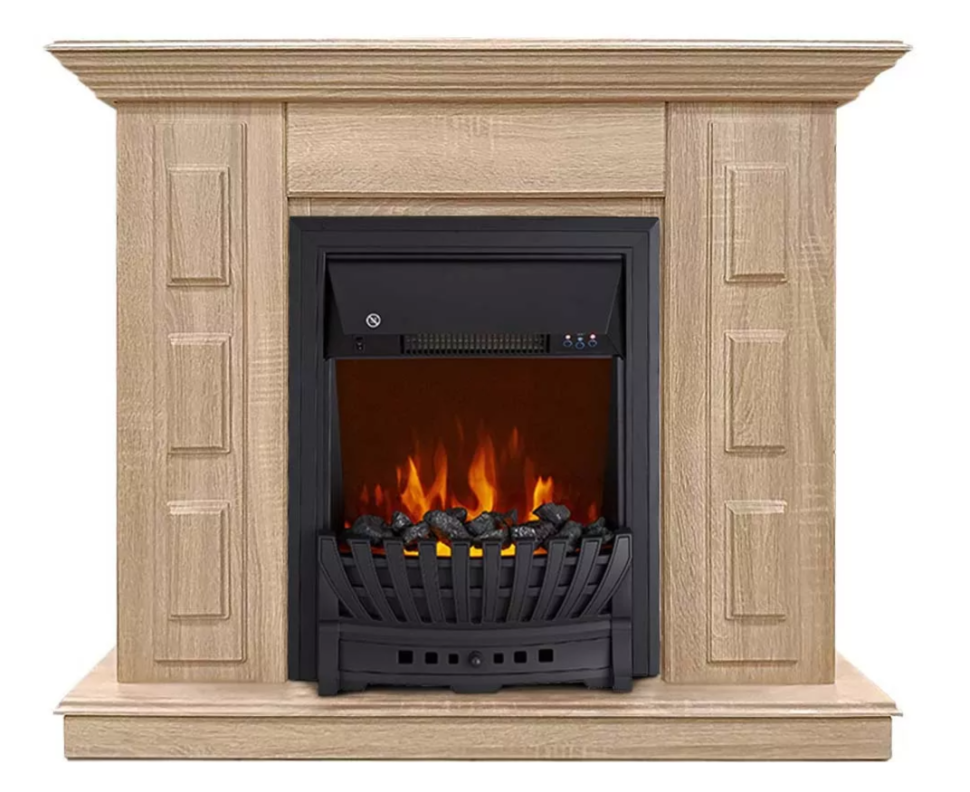 Каминокомплект Хорошие Камины Юпитер с очагом Royal Flame Aspen Black сосна — фото 1