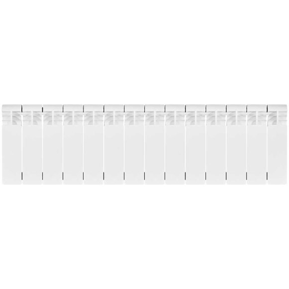 Изображение товара Биметаллический радиатор отопления Stout Vega 200 14 секций боковое подключение белый