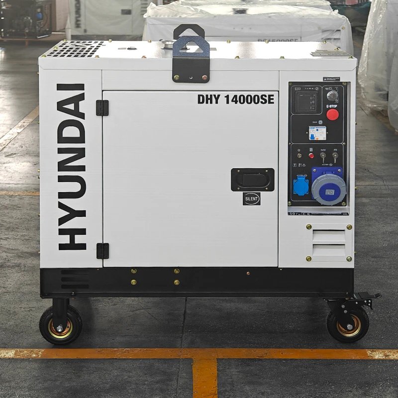 Дизельный электрогенератор Hyundai DHY 14000SE-3 — фото 2