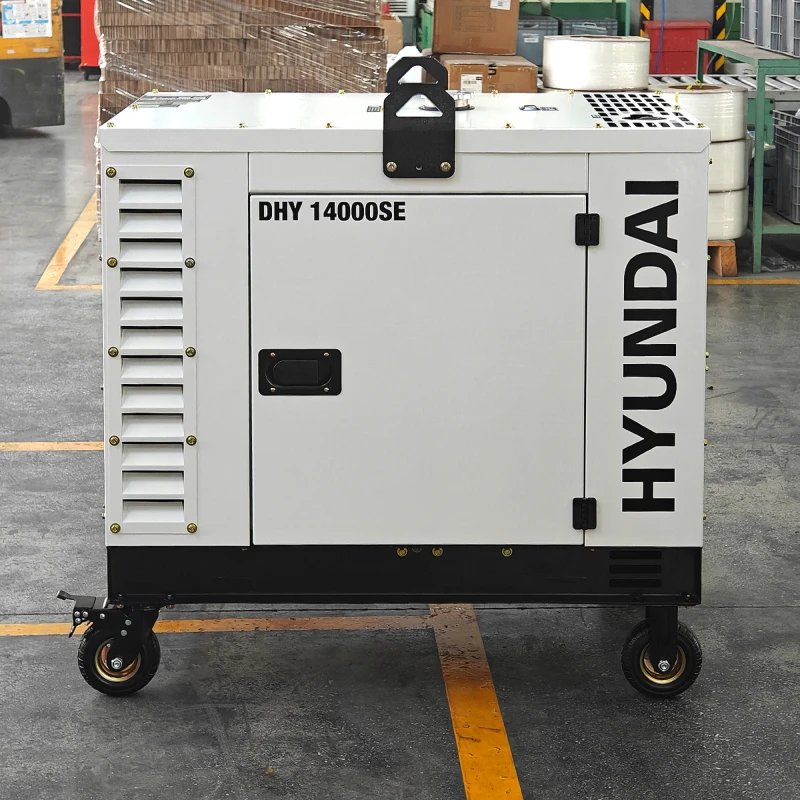 Дизельный электрогенератор Hyundai DHY 14000SE-3 — фото 3