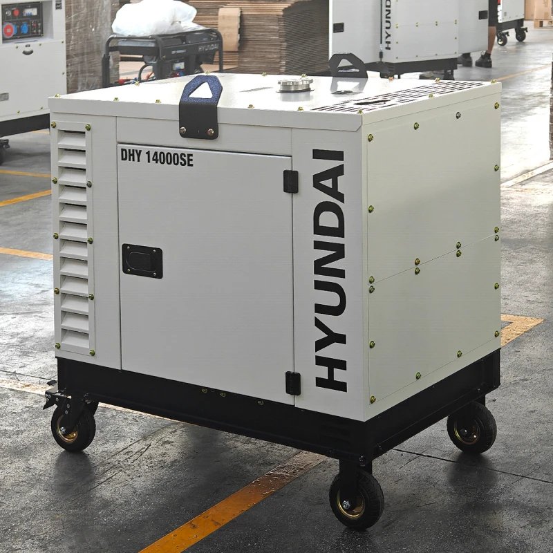 Дизельный электрогенератор Hyundai DHY 14000SE-3 — фото 4