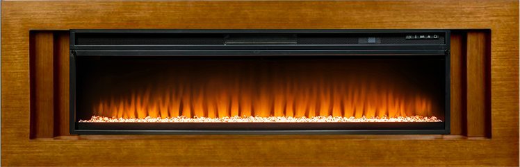 Каминокомплект Royal Flame Line с очагом Vision 60 LED орех (разборный) — фото 1