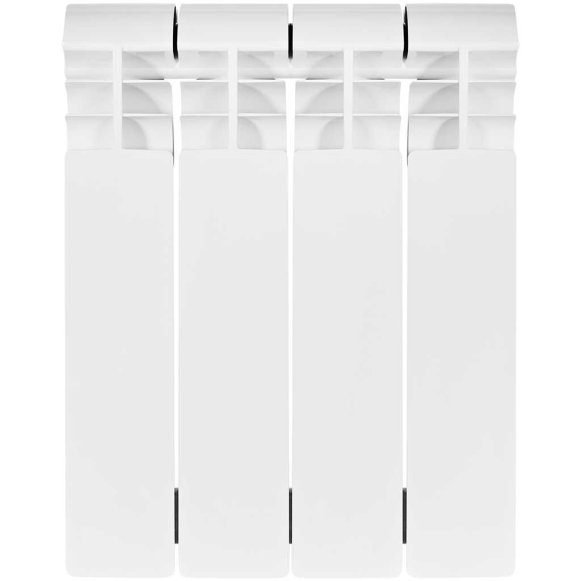 Изображение товара Биметаллический радиатор отопления Stout Vega 350 4 секции боковое подключение белый RAL 9016