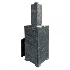 Печь банная PROMetall Атмосфера XL в облицовке Империя Талькохлорит комплект