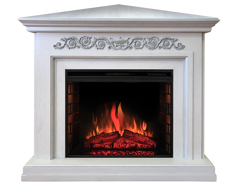 Каминокомплект RealFlame Leticia corner 26 WT с очагом Epsilon 26 S IR