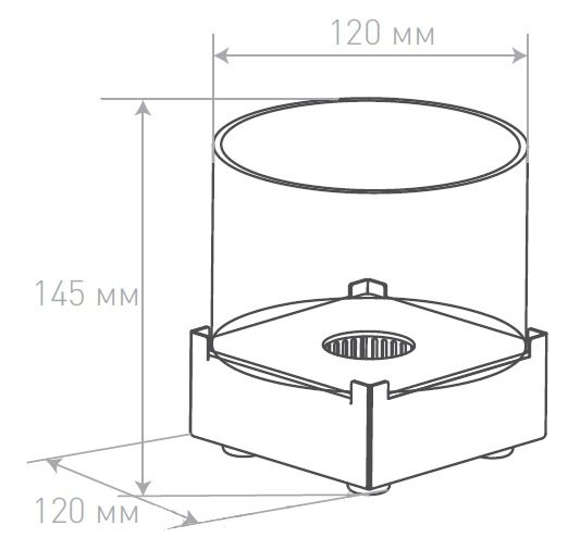 Биокамин Silver Smith Nano 1 Premium Grey