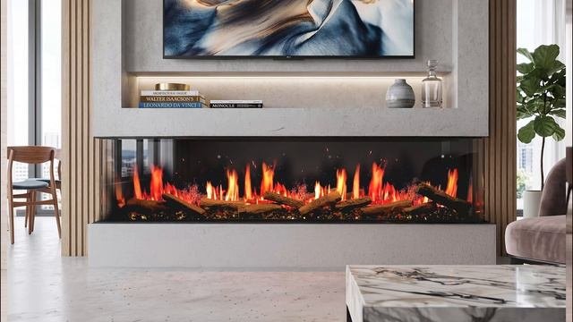 Очаг Royal Flame 5DVART 50 Panorama (LCD)-video