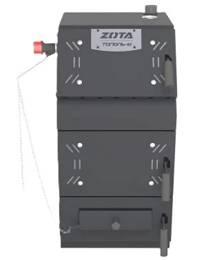 Изображение товара Напольный твердотопливный котел Zota Тополь-М-42 42 кВт для дров и угля Россия