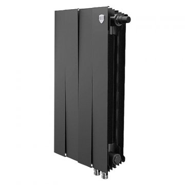 Биметаллический радиатор отопления Royal Thermo PianoForte 500 VDR80 4 секции Noir Sable