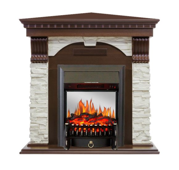 Каминокомплект Royal Flame Dublin угловой с очагом Fobos FX M Black