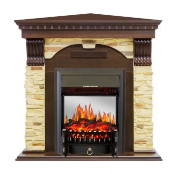 Каминокомплект Royal Flame Dublin угловой с очагом Fobos FX M Black