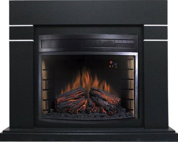 Каминокомплект Royal Flame Lindos черный с очагом Dioramic 28 LED FX