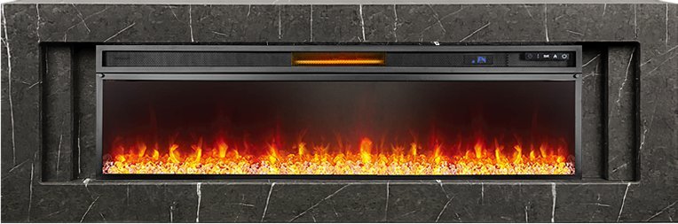 Каминокомплект Royal Flame Line с очагом Vision 60 LED Stone Touch серый — фото 1