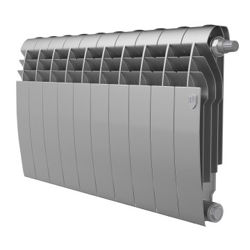 Биметаллический радиатор отопления Royal Thermo BiLiner 350 Silver Satin VR80 10 секций