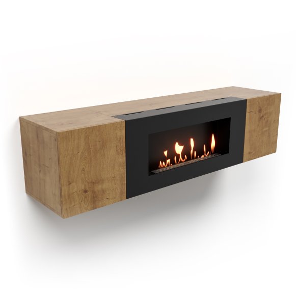 Изображение товара Тумба с биокамином Firelight BFP-P1600 дуб вотан