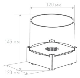 Биокамин Silver Smith Nano 1 Premium White