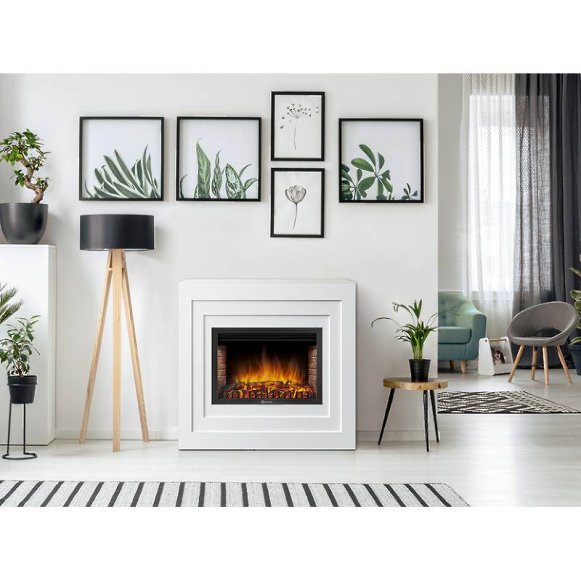 Каминокомплект Firelight Cubo 30 с очагом Electrolux EFP/P-3020LS белый