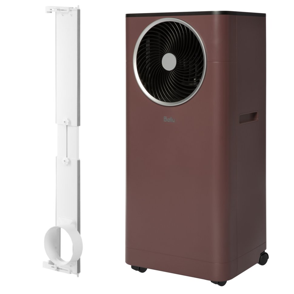 Мобильный кондиционер Ballu BPAC-09 DWR/N6 Red Twinkle в комплекте с адаптером Ballu UniPort 1.0