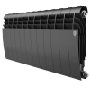 Биметаллический радиатор отопления Royal Thermo BiLiner B 350 12 секций Noir Sable