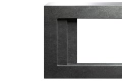 Портал Royal Flame Line SFT под очаг Design L1000RF 3D PS/LOG серый графит с черным