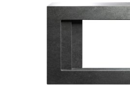 Портал Royal Flame Line SFT под очаг Design L1000RF 3D PS/LOG серый графит с черным