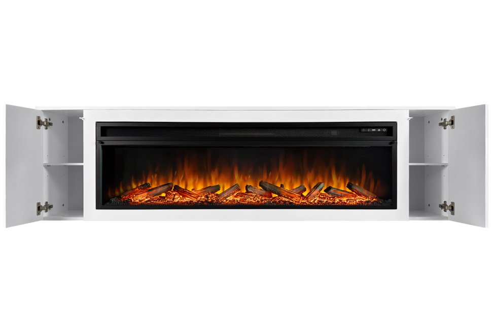 Каминокомплект Royal Flame Madison (Разборный) с очагом Vision 60 LOG LED бьянко белый — фото 2
