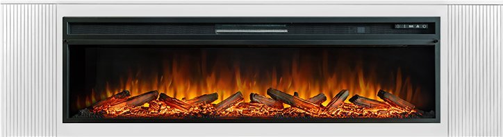 Каминокомплект Royal Flame Madison (Разборный) с очагом Vision 60 LOG LED бьянко белый — фото 1