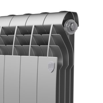 Биметаллический радиатор отопления Royal Thermo BiLiner 350 Silver Satin VR80 6 секций