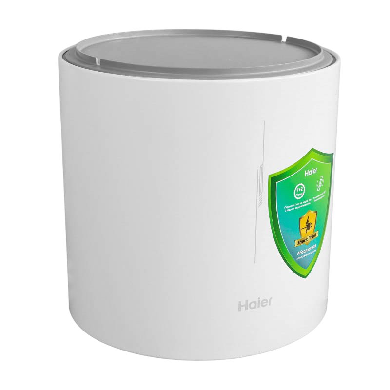 Накопительный водонагреватель Haier ES10V-RQ1 R над раковиной