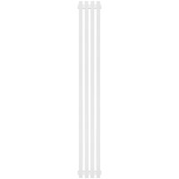 Стальной трубчатый радиатор Stout Tube QV40-1750-4 CU Quadro RAL1T104S9016 белый муар