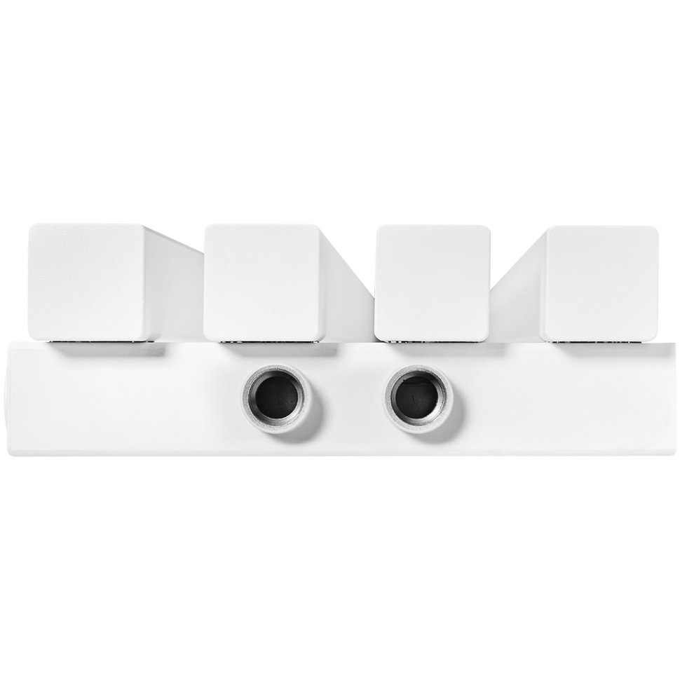 Стальной трубчатый радиатор Stout Tube QV40-1750-4 CU Quadro RAL1T104S9016 белый муар