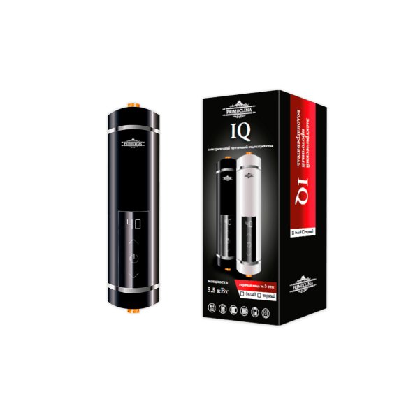 Изображение товара Проточный электрический водонагреватель Primoclima IQ 5.5 кВт черный для дома и кухни