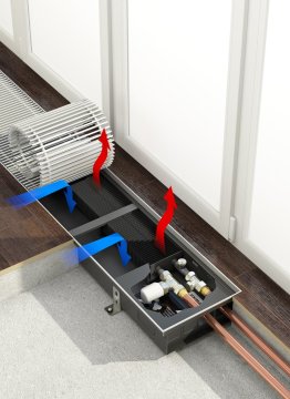 Внутрипольный конвектор Varmann Ntherm N 180.90.2800 RR U EV1