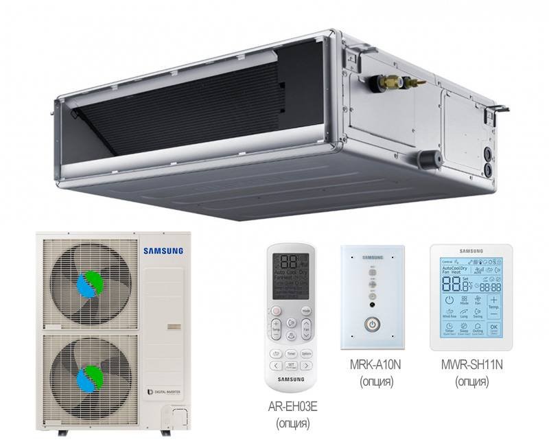 Канальная сплит-система Samsung AC140MNMDKH/EU/AC140BXADGH/AF — фото 11
