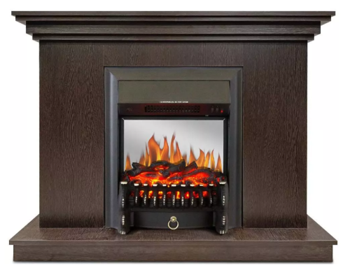 Каминокомплект Хорошие Камины Марс с очагом Royal Flame Fobos FX M Black венге — фото 1