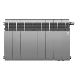 Биметаллический радиатор отопления Royal Thermo BiLiner 350 Silver Satin VR80 8 секций