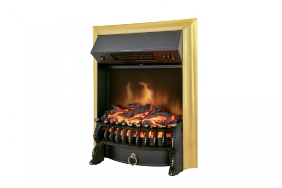 Каминокомплект Royal Flame Oxford с очагом Fobos FX Brass орех