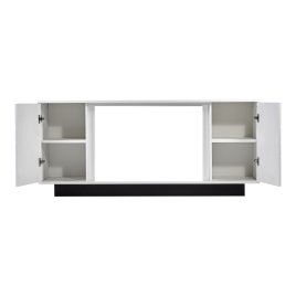 Портал Firelight Como 30 белый/черный