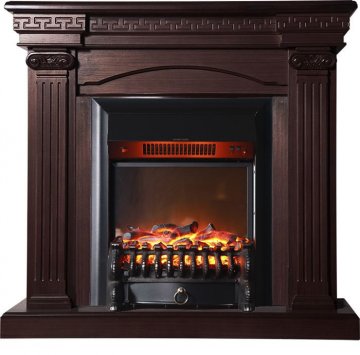 Каминокомплект Interflame Афина венге с очагом Fobos FX M Black